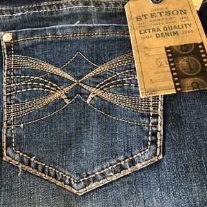 New Stetson Ladies 816 boot cut jeans.